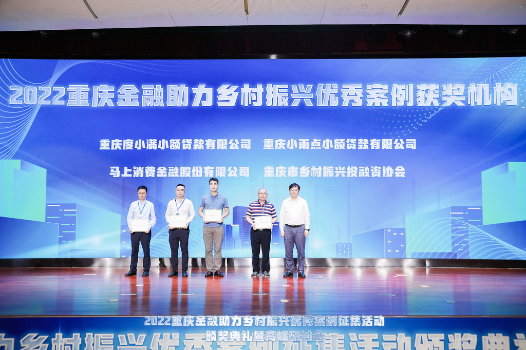 我协会荣获2022年金融助力乡村振兴优秀案例奖